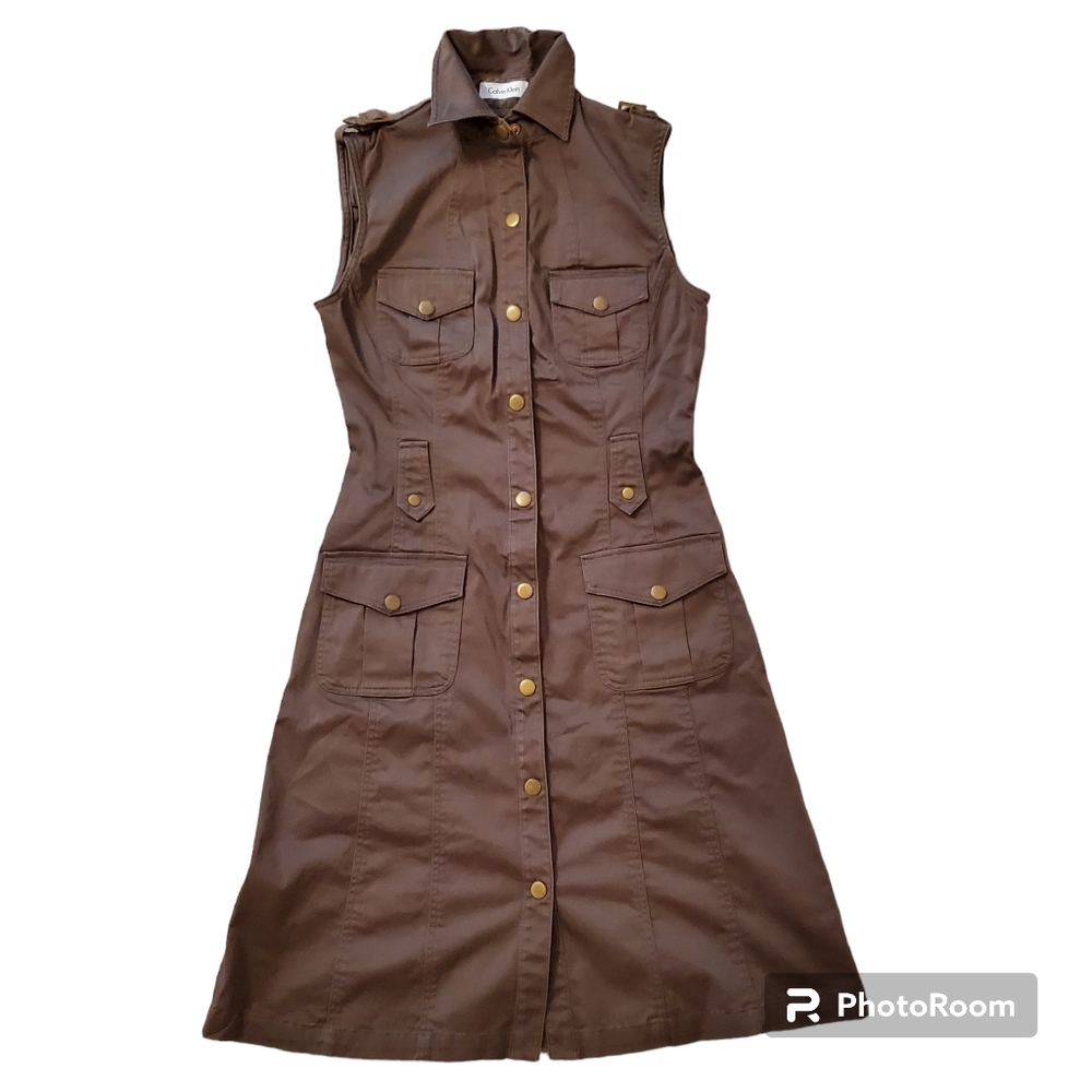 Calvin Klein dress, women, size 2, Army Green